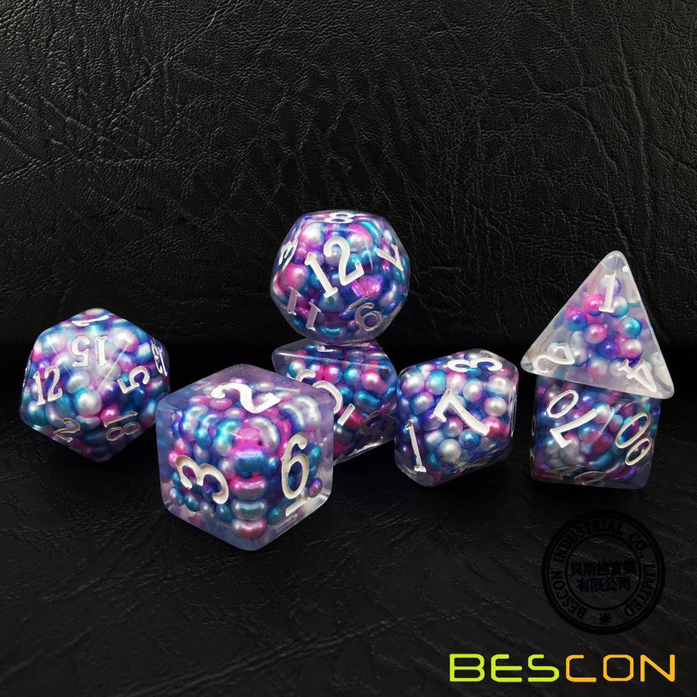 Peacock Pearl Dice For Roleplaying Dice Games 4