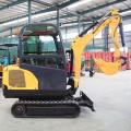 2.5TON MINI ROUDY Track Escavator Pelle Diging Machine