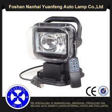 portable rechargeable remote control hid working light with search light