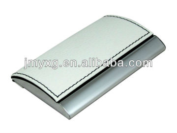 PU leather business name card case