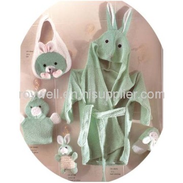 5pcs Infant Baby Bathrobe Gift Set?