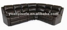 Black Reclining Sectional Sofa