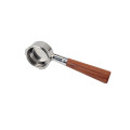 wooden handle 58mm portafilter for coffee machine