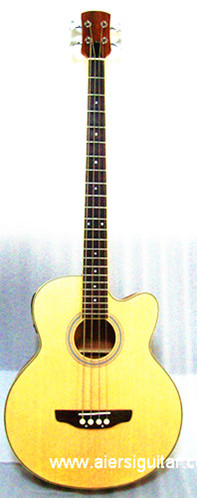 China Aiersi Cheap Price 4-string Electric Acoustic Bass Guitar