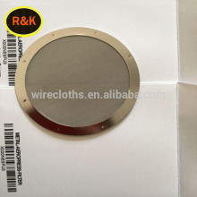 wrapped edge coffee filter disc stainless steel