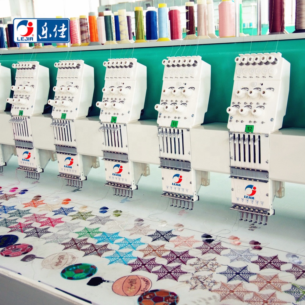 High speed 9 colors 24 heads embroidery machine with cheap price