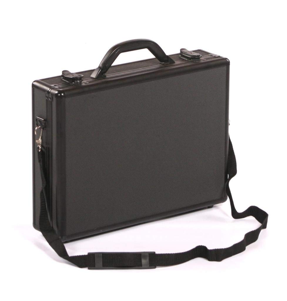 Aluminium Business Laptop Flight Case Briefcase Storage Box Bag Black