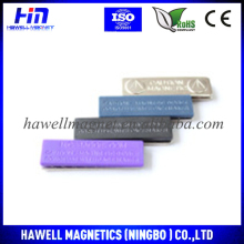 hard plastic/steel name badge with magnetic back