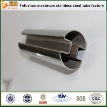 SUS304 round slotted pipes stainless steel erw square tubes