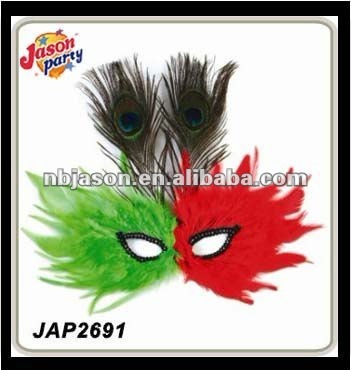 Venetian Mask party feather mask