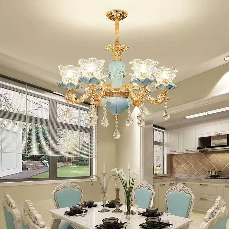 Elegant K9 Crystal Luxury Pendant Chandelier for Hotels
