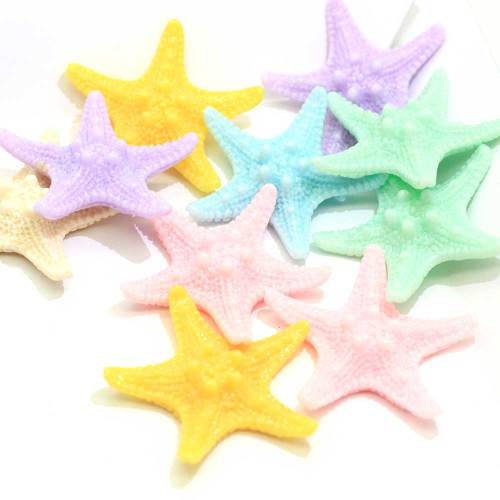 Colorful Resin Seastar Miniature Cabochon Fairy Garden Home Houses Decoration Mini Craft Micro Landscaping Decor DIY Accessories