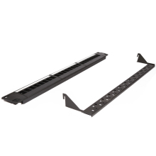 Wholesale UTP ABS Black 24-Port Keystone Jack Patch Panel