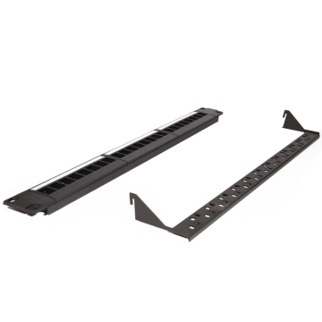 Wholesale UTP ABS Black 24-Port Keystone Jack Patch Panel