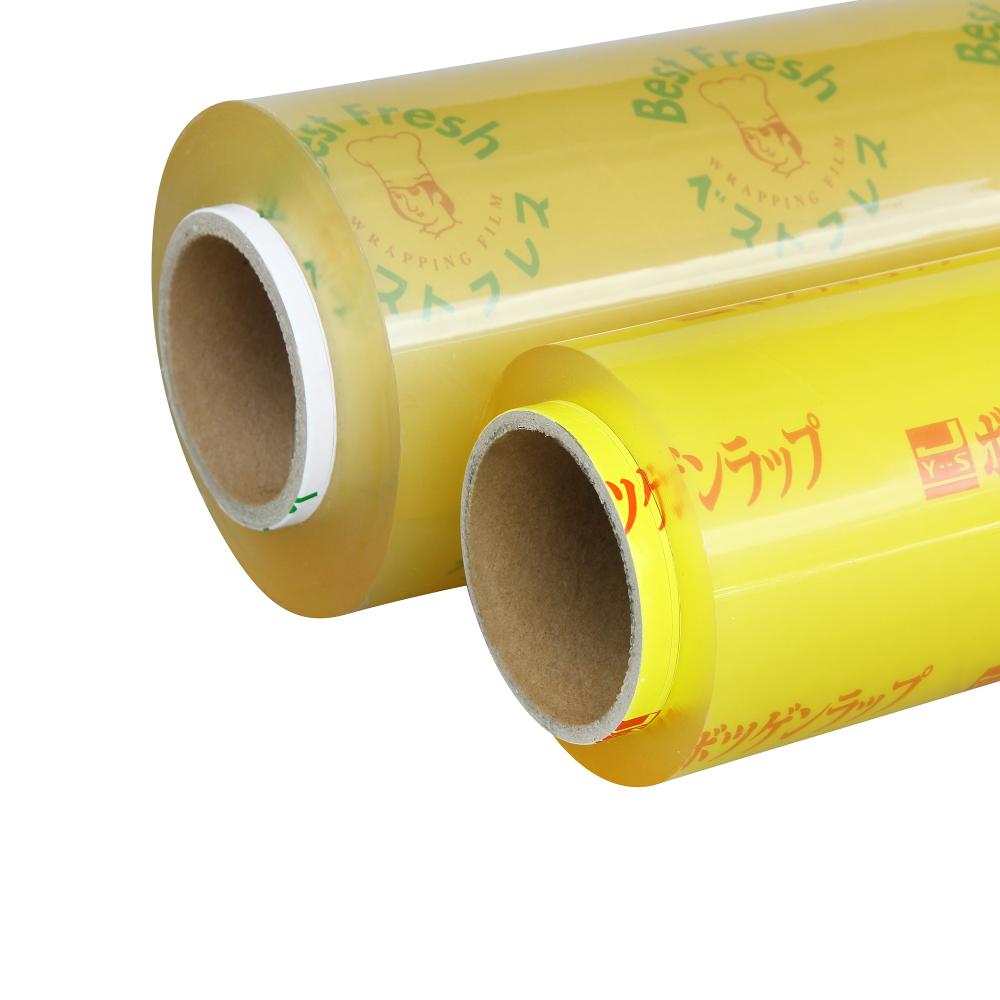 PVC CLING Wrap Roll mit einem Gleitschneider