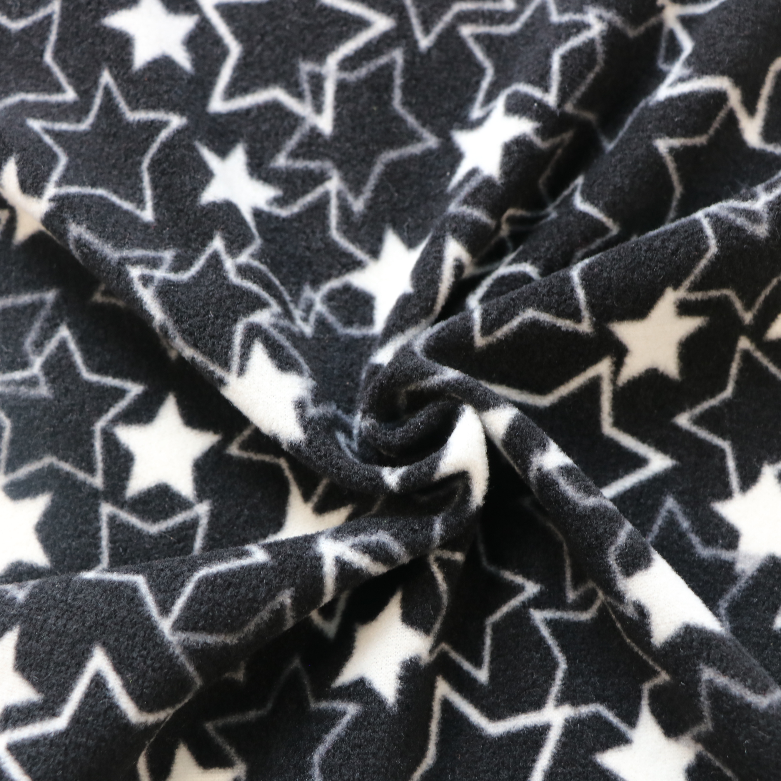 Hot Selling senaste design mode tryckt polärt fleece -tyg
