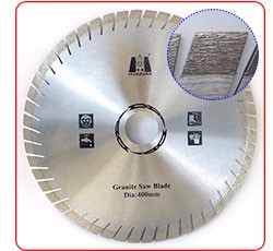 Hot Sale 400mm Arix Segments Diamond Saw Blade for Granite Cutting