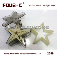 Star nylon cookie cutter set,biscuit cutters