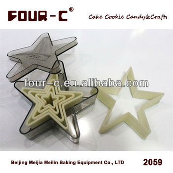 Star nylon cookie cutter set,biscuit cutters