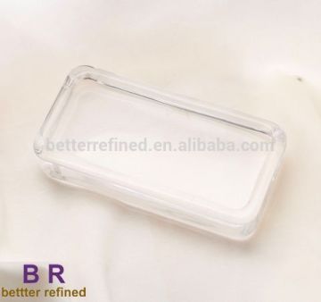 Clear glass paperweight