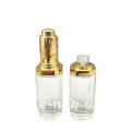 Bouchon compte-gouttes doré en verre de 30 ml