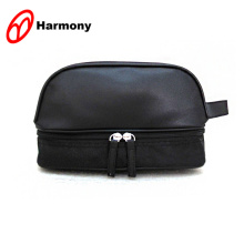 Wholesale Classic Design man Black PU leather business man bag