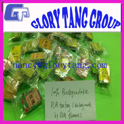 100% Bioderadable PLA tea bag , PLA tea bag