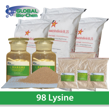 98 Lysine HCL အမိုင်နိုအက်ဆစ်အစာကျွေးခြင်း