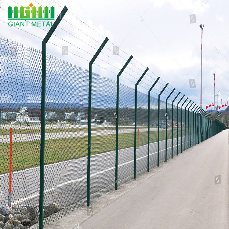 Factory Price Welded Powder Coating Airport Fence