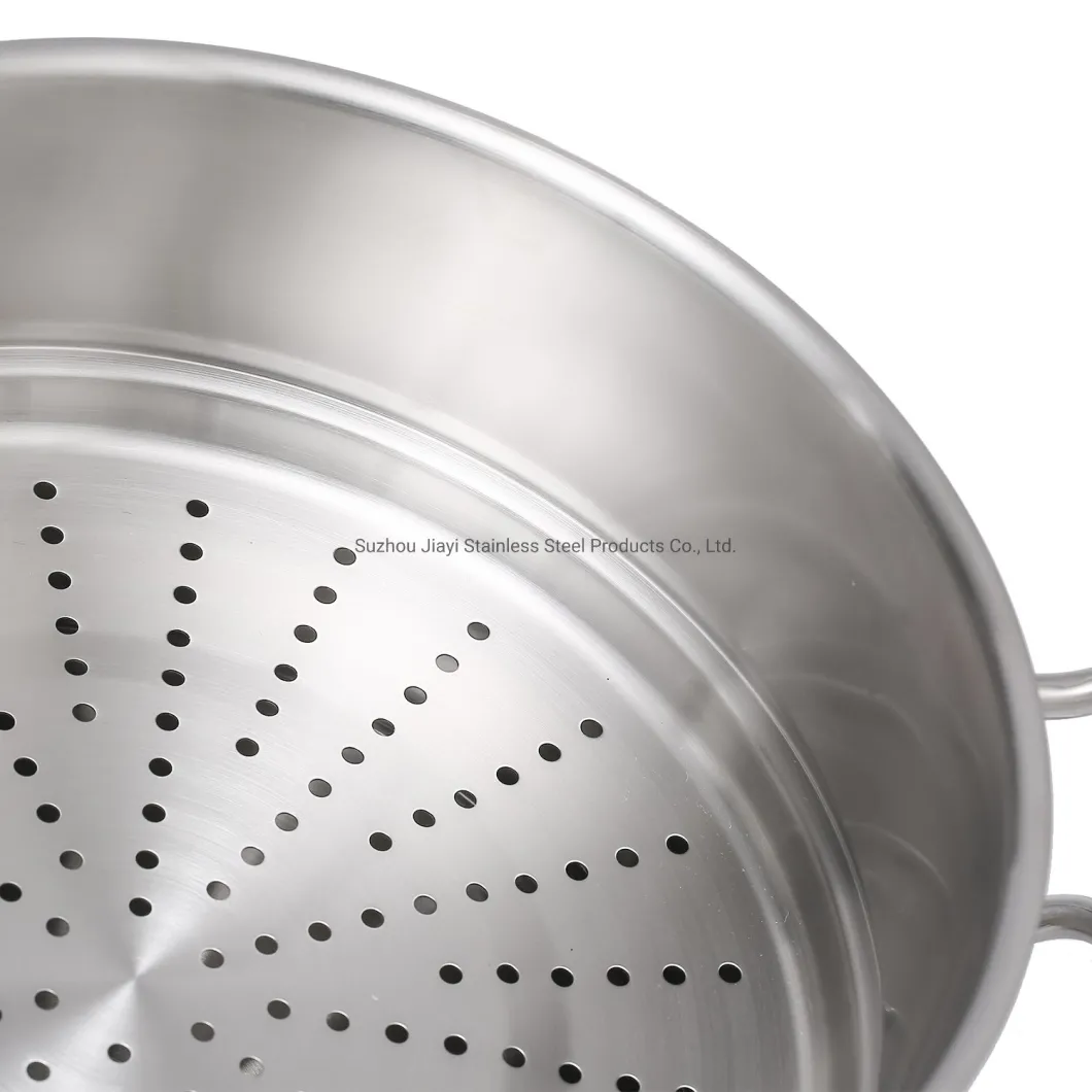La Chine fabricant de pot de vapeur épais en acier inoxydable Pot à vapeur Pot à vapeur Pots de cuisson universels pour cuisinière à induction