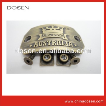 alphabet letter,fabric logo patch,leather embossing plate