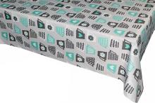 Pvc Printed fitted table covers Quilted Table Linens