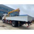 Dongfeng 4x2 Truck Mounted Crane Dijual