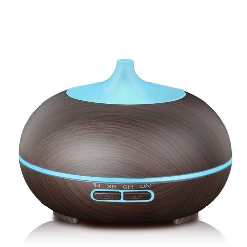 Wood Grain 300ml Ultrasonic Diffuser with LED