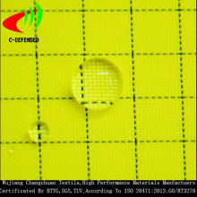 EN11612 100% Polyester fire proof antistatic fabric pu coating