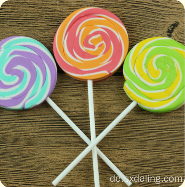 Kreativer Lollipop-förmiger Cartoon-Gummi-Radiergummi