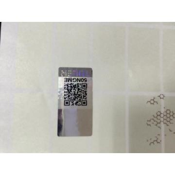 QR Code Laser Hologram Label Sticker