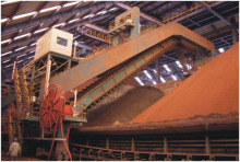 Upper tripper stacker, Gantry scraper reclaimer