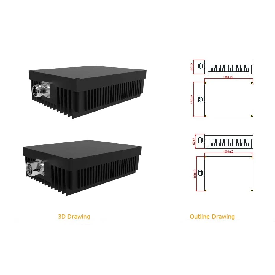 Customized Ibs DC-4GHz 100 W 4.3-10 Type Low Pim Dummy/Termination Load