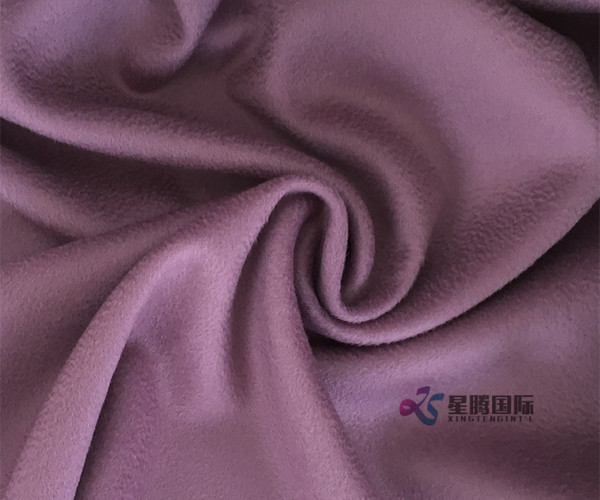 Plush Double-face Water Wave Wool Fabric