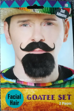 Plush Beard&Mustache Goatee Set (BA009)