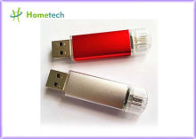 Otg Usb 2.0 Mobile Phone Usb Flash Drive Flash Memory Bar With Logo Printed