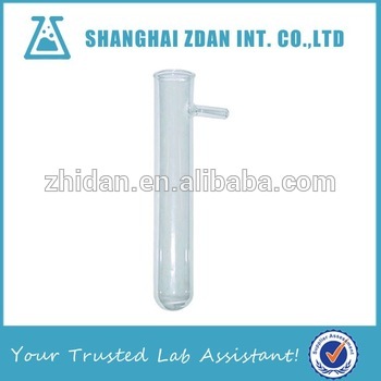 High Borosilicate Glass Test Tube With Side Tube