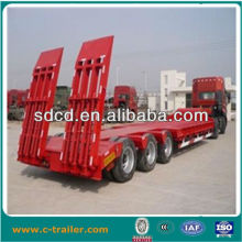 Gooseneck 50 tons Low Bed Semi Trailer, long bed trailers