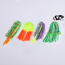  SUPERIORFISHING Jig Bait Skirts Silicone Flipping Rubber Jig Skirt 0100 - Soft Fishing Lure 
