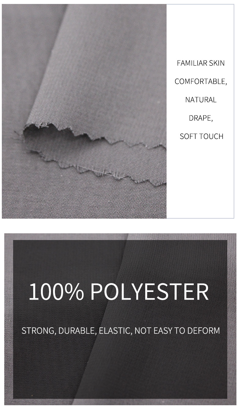 100% polyester chiffon fabric for garment