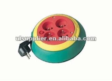 S30023 French 4 outlet cable reel