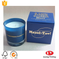 Luxury candle packaging box with offset printing