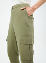 Custom Green Women Casual Pants