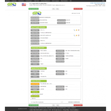 KAKOR USA Import handelsdata